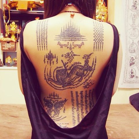 Sak Yant tattoo photo 5