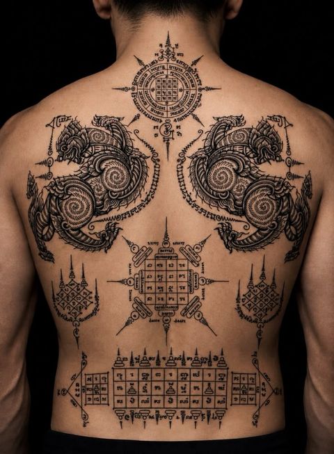 Sak Yant tattoo photo 27