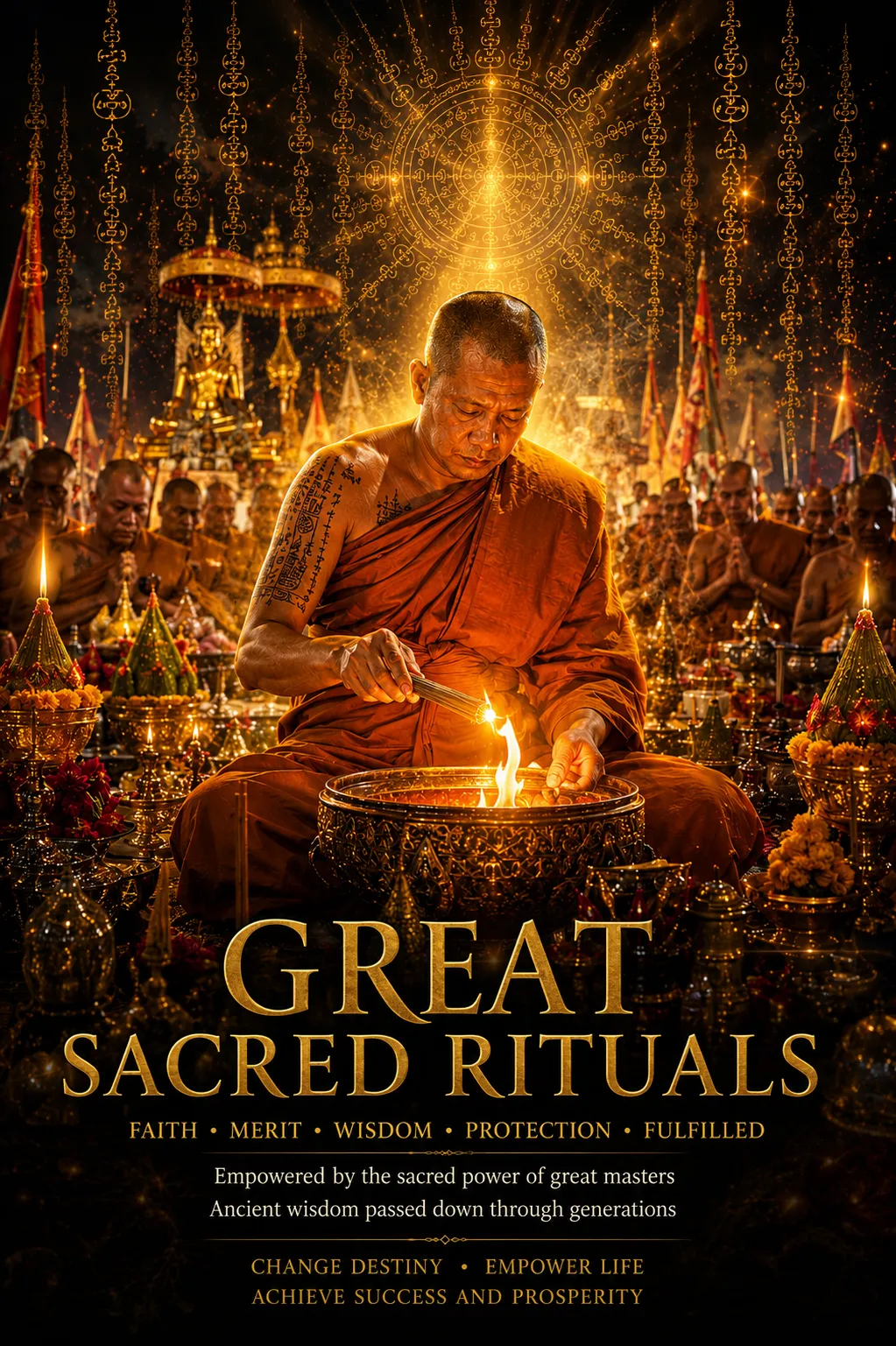 Thai Buddhist Blessing Ceremony