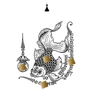 Yant Pla — The Fish Yant — ยันต์ปลา