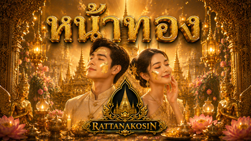 Illustration for the Golden Face ceremony (หน้าทอง)