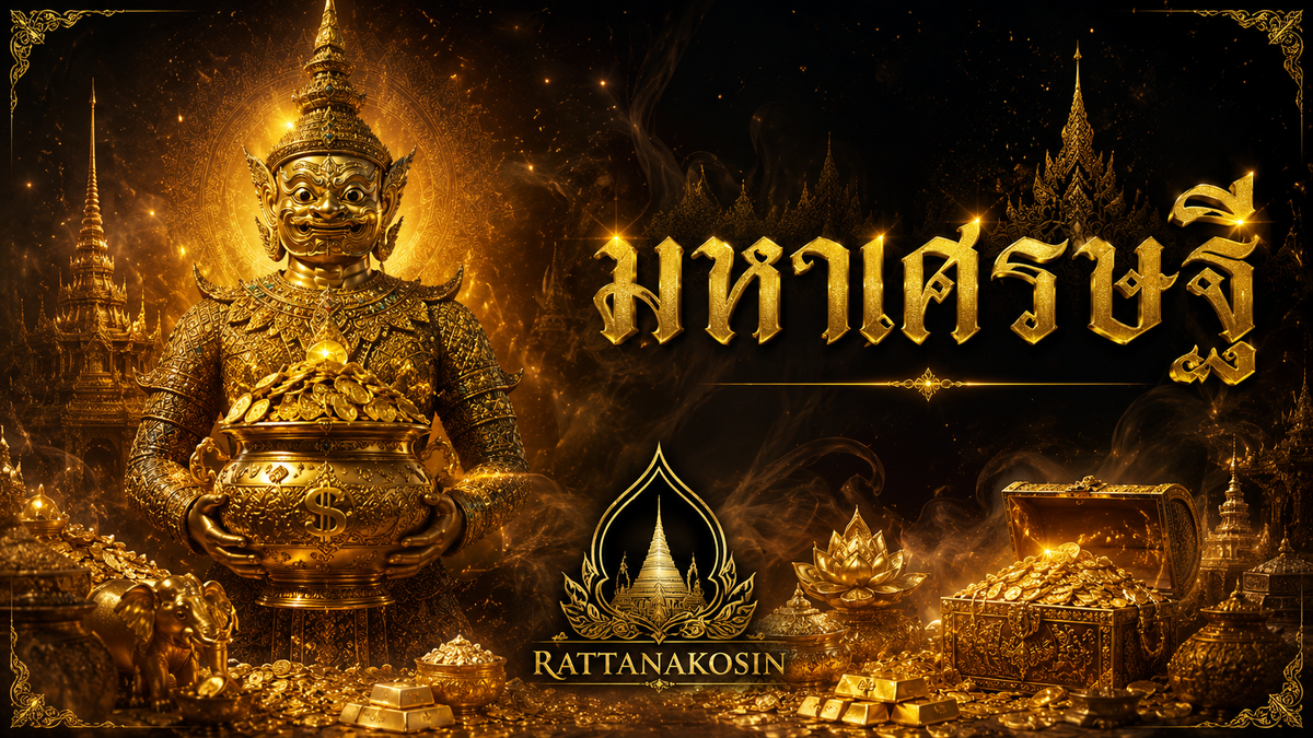 Illustration for the Maha Setthi ceremony (มหาเศรษฐี)