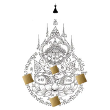 Phra Pidta — Yant Phật Bịt Mắt