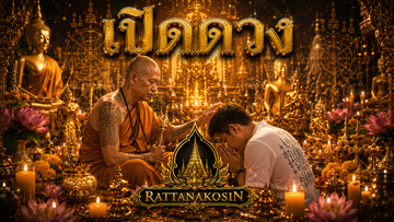 Illustration for the Poet Duang ceremony (เปิดดวง)